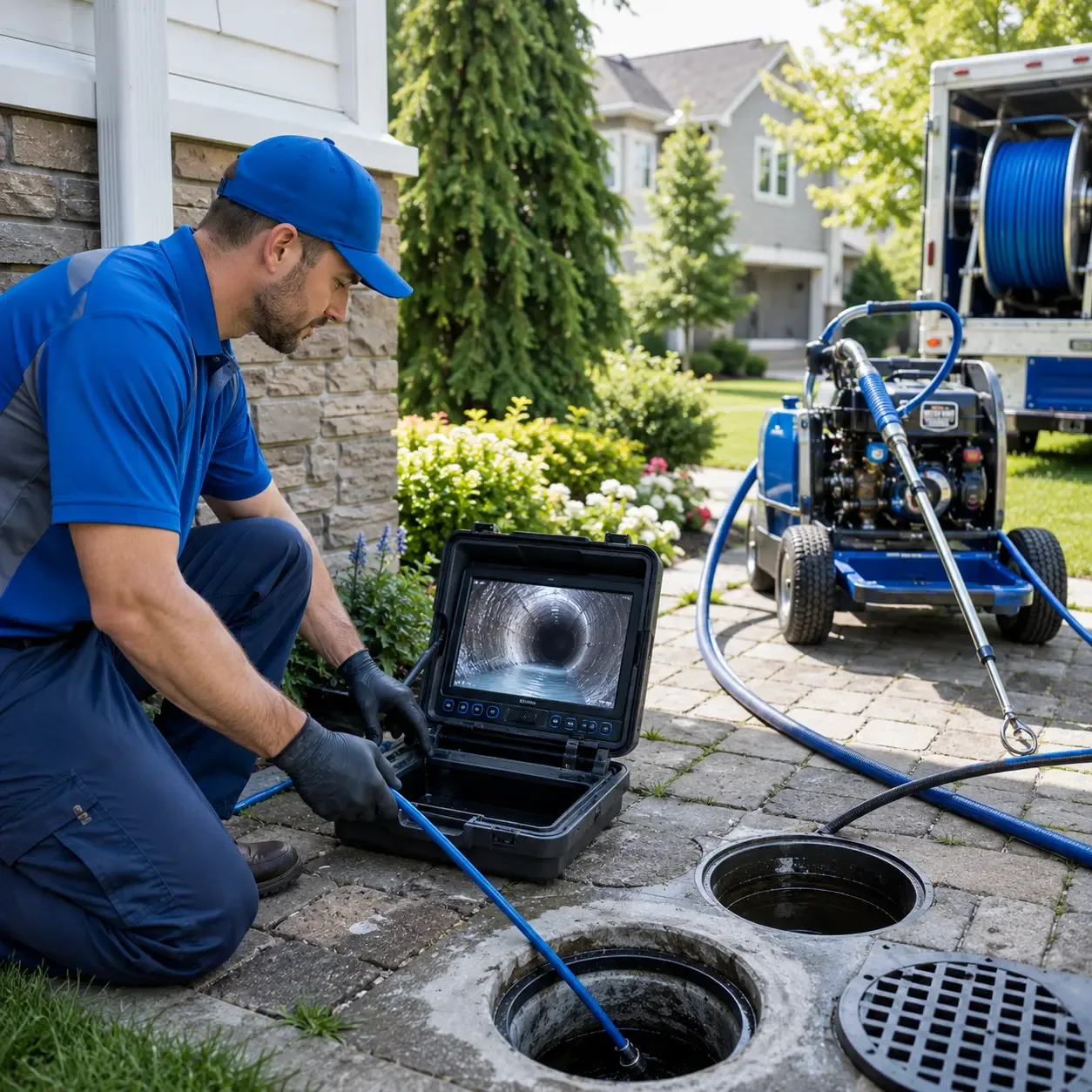 Outdoor drain cleaning professionals serving Okauchee, WI